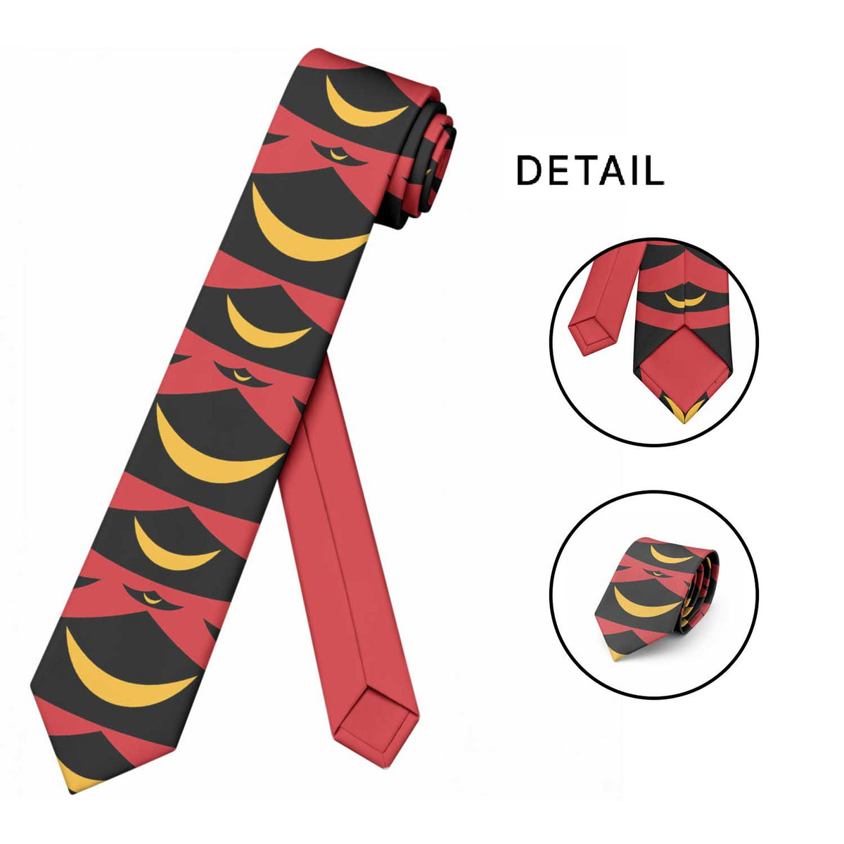 Hawaii Ahu Ula Inspired Neck Tie Red Version LT05 - Polynesian Pride