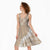 Hawaii Aloha Plumeria Lei Beige Palaka Midi Dress - Polynesian Pride