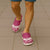 Hawaii Aloha Plumeria Lei Fuschia Palaka Clogs Shoes - Polynesian Pride