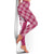 Hawaii Aloha Plumeria Lei Fuschia Palaka Leggings - Polynesian Pride