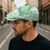 Hawaii Aloha Plumeria Lei Mint Palaka Jeff Hat - Polynesian Pride