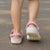 Hawaii Aloha Plumeria Lei Pink Palaka Clogs Shoes - Polynesian Pride