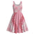 Hawaii Aloha Plumeria Lei Pink Palaka Midi Dress - Polynesian Pride
