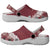 Hawaii Aloha Plumeria Lei Scarlet Palaka Clogs Shoes - Polynesian Pride