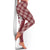Hawaii Aloha Plumeria Lei Scarlet Palaka Leggings - Polynesian Pride