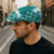 Hawaii Aloha Plumeria Lei Teal Palaka Jeff Hat - Polynesian Pride