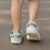 Hawaii Aloha Plumeria Lei Turquoise Palaka Clogs Shoes - Polynesian Pride