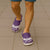 Hawaii Aloha Plumeria Lei Violet Palaka Clogs Shoes - Polynesian Pride