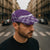 Hawaii Aloha Plumeria Lei Violet Palaka Jeff Hat - Polynesian Pride