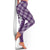 Hawaii Aloha Plumeria Lei Violet Palaka Leggings - Polynesian Pride