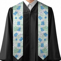 Hawaii Anthurium Tiare Pikake Lei Graduation Stole Omaomao Lauhala Art Pattern LT01 - Polynesian Pride