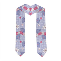 Hawaii Anthurium Tiare Pikake Lei Graduation Stole Poni Lauhala Art Pattern LT01 - Polynesian Pride