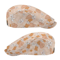 Hawaii Anthurium Tiare Pikake Lei Jeff Hat Alani Lauhala Art Pattern LT01 - Polynesian Pride