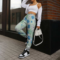Hawaii Anthurium Tiare Pikake Lei Jogger Pants Omaomao Lauhala Art Pattern LT01 - Polynesian Pride