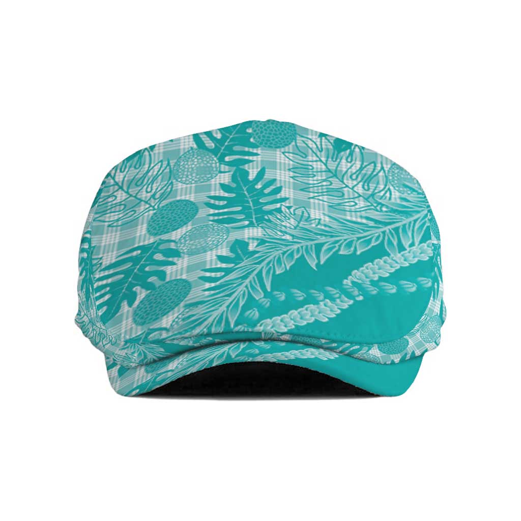 Hawaii Breadfruit Palaka Jeff Hat Polu Opal Maile Lei - Polynesian Pride