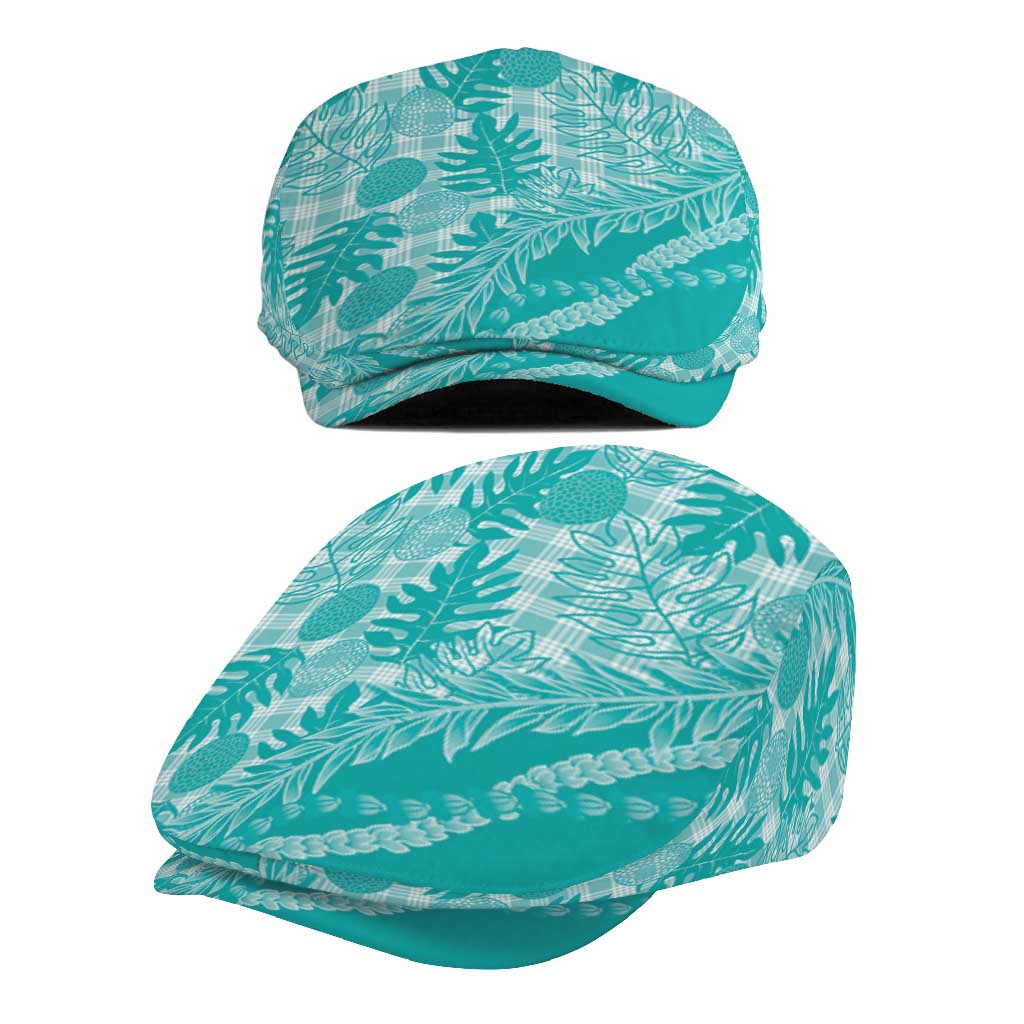 Hawaii Breadfruit Palaka Jeff Hat Polu Opal Maile Lei - Polynesian Pride