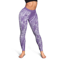 Hawaii Breadfruit Palaka Leggings Poni Maile Lei LT9 - Polynesian Pride