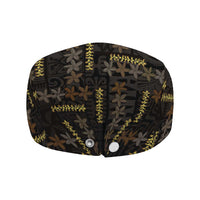 Hawaii Brown Plumeria Lei Black Jeff Hat Frangipani Floral Heritage Art