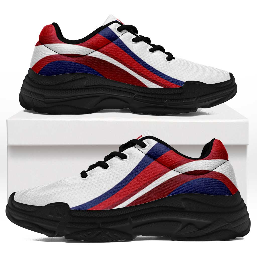 Hawaii Chunky Sneakers Flag-Inspired Curve Style LT05 Hawaii - Polynesian Pride