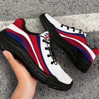 Hawaii Chunky Sneakers Flag-Inspired Curve Style LT05 - Polynesian Pride