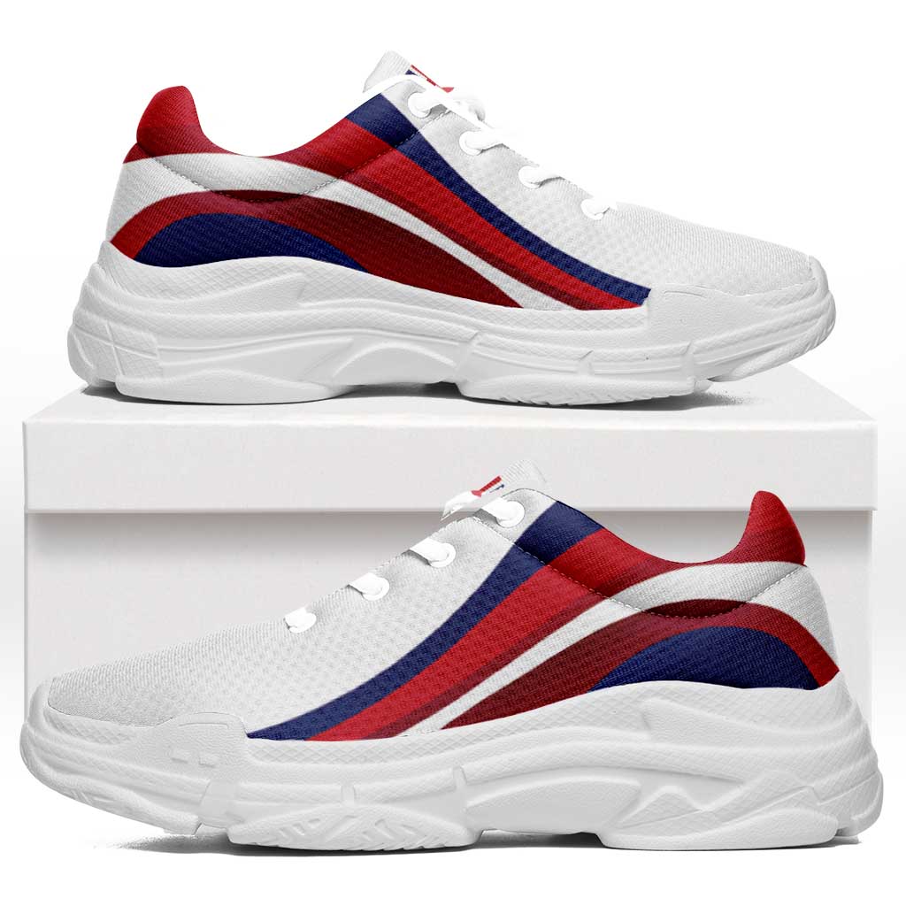 Hawaii Chunky Sneakers Flag-Inspired Curve Style LT05 Hawaii - Polynesian Pride