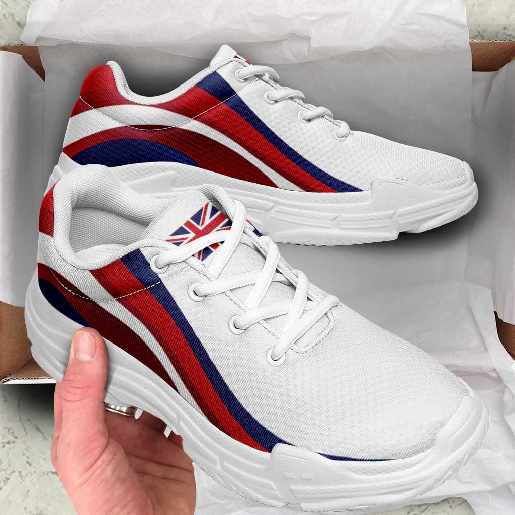 Hawaii Chunky Sneakers Flag-Inspired Curve Style LT05 - Polynesian Pride