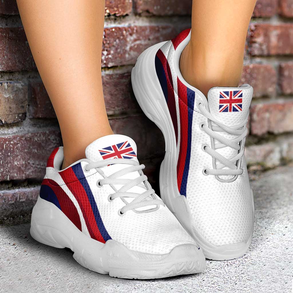 Hawaii Chunky Sneakers Flag-Inspired Curve Style LT05 - Polynesian Pride