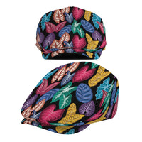 Hawaii Colorful Tropical Leaves Jeff Hat LT01 - Polynesian Pride