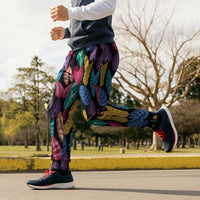Hawaii Colorful Tropical Leaves Jogger Pants LT01 - Polynesian Pride