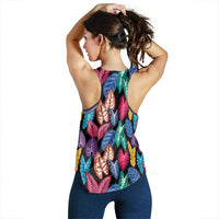 Hawaii Colorful Tropical Leaves Women Racerback Tank LT01 - Polynesian Pride