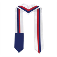 Hawaii Graduation Stole Hawaiian Flag Simple Style LT05 - Polynesian Pride