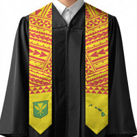 Hawaii Graduation Stole Kanaka Maoli Polynesian Pattern LT05 - Polynesian Pride