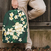 Hawaii Hibiscus Plumeria Green Backpack Polynesian Pattern LT01 - Polynesian Pride