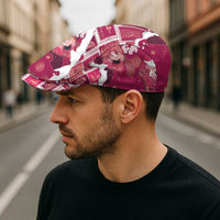 Hawaii Japanese Culture Pink Jeff Hat Spring Cranes Aloha Pattern LT01 - Polynesian Pride