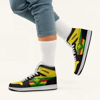 Hawaii Kanaka Maoli High Sneakers AJ1 Flag Inspired LT05 - Polynesian Pride