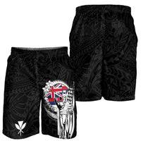 Hawaii King Kamehameha Shorts for Men Flag Polynesian Pattern LT01 - Polynesian Pride