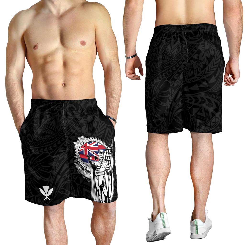 Hawaii King Kamehameha Shorts for Men Flag Polynesian Pattern LT01 - Polynesian Pride