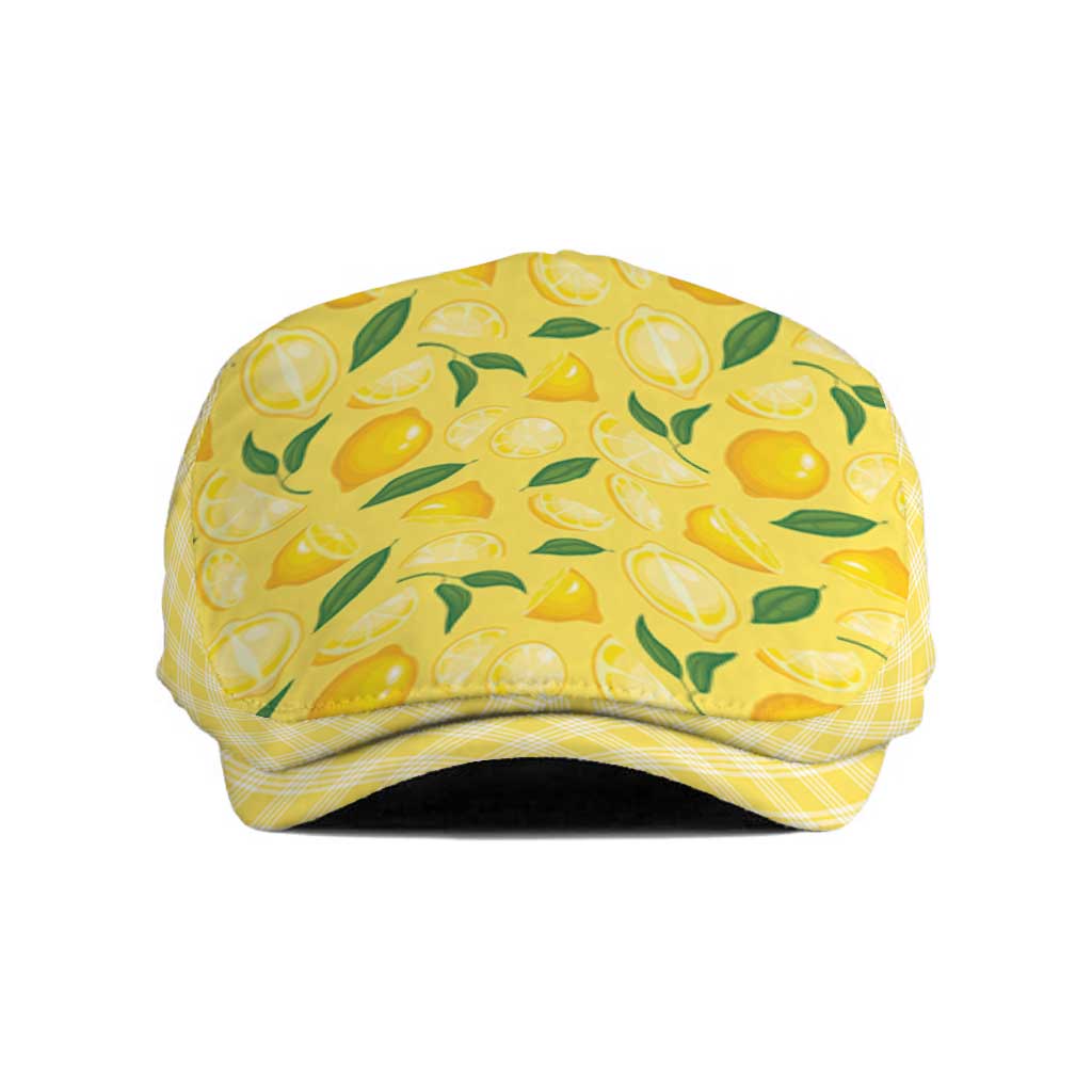 Hawaii Lemon Palaka Jeff Hat Striped Stylized LT01 Yellow - Polynesian Pride