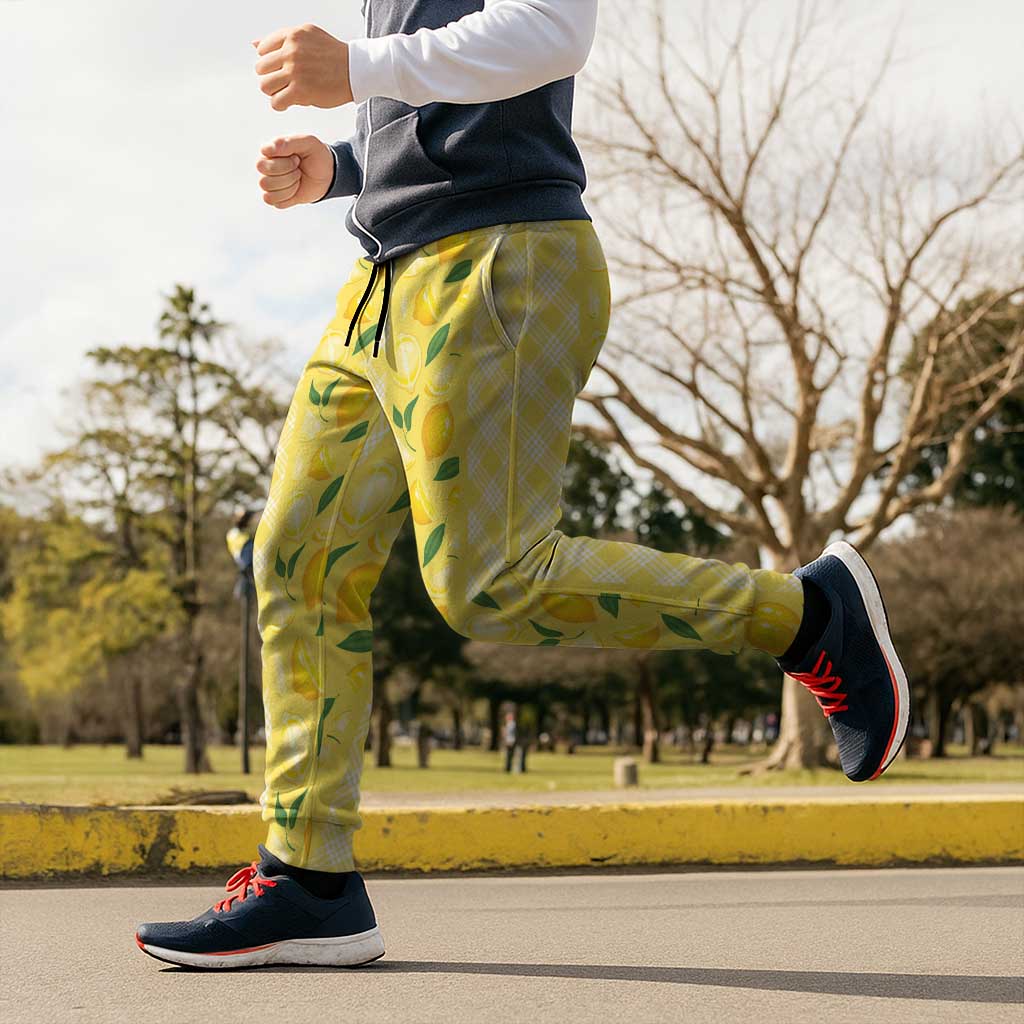 Hawaii Lemon Palaka Jogger Pants Striped Stylized LT01 - Polynesian Pride