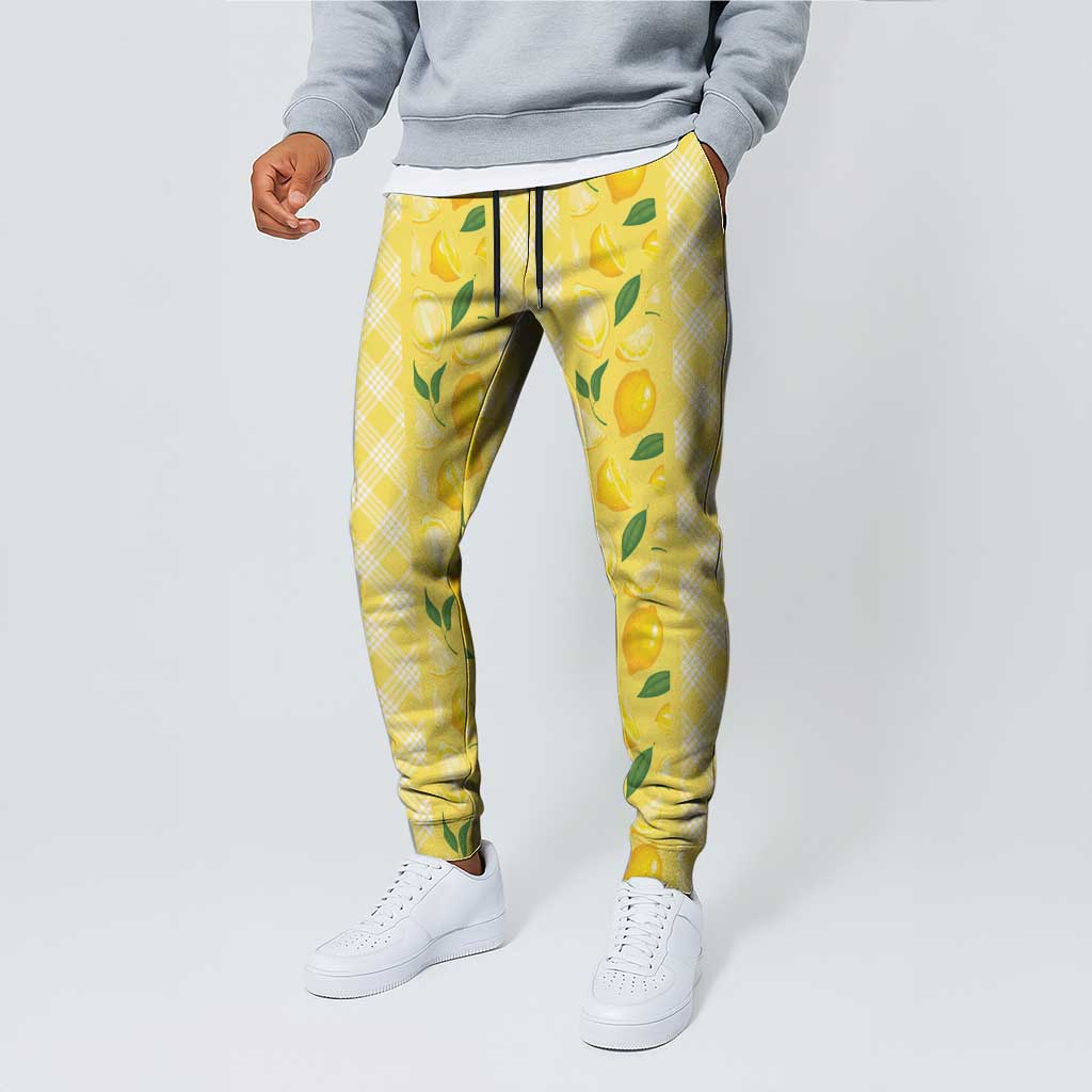 Hawaii Lemon Palaka Jogger Pants Striped Stylized LT01 - Polynesian Pride