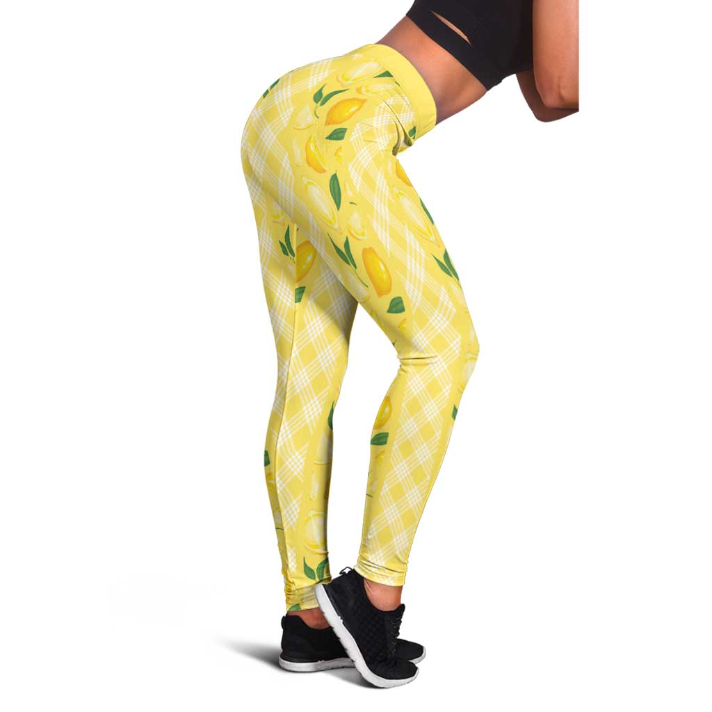 Hawaii Lemon Palaka Leggings Striped Stylized LT01 - Polynesian Pride