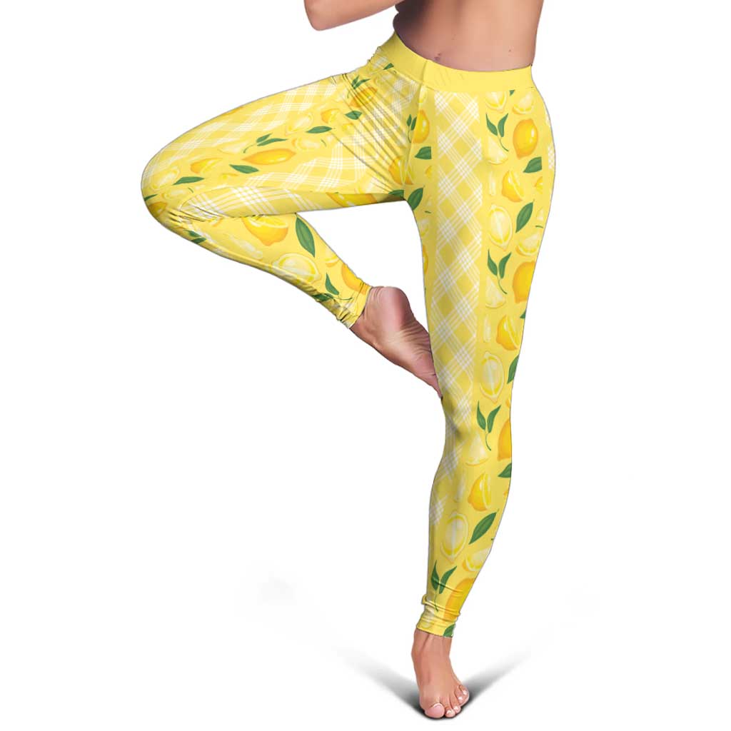 Hawaii Lemon Palaka Leggings Striped Stylized LT01 - Polynesian Pride