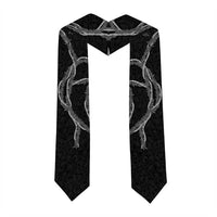 Hawaii Maile Lei Graduation Stole Aloha Grayscale Color LT03 - Polynesian Pride