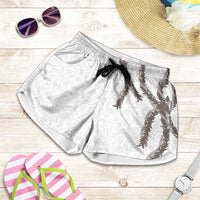 Hawaii Maile Lei Shorts for Women Aloha The Grey Color LT03 Grey - Polynesian Pride