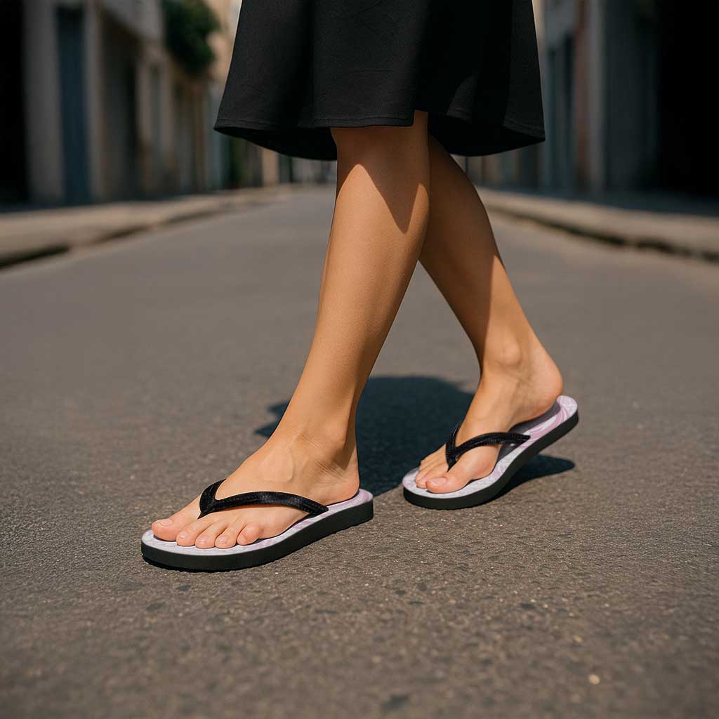 Hawaii Plumeria Lokelani Pikake Lei Flip Flops Poni Mama Polynesian Tattoo