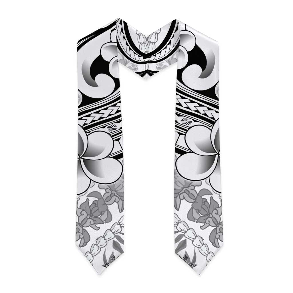 Hawaii Plumeria Lokelani Pikake Lei Graduation Stole Ele'ele Polynesian Tattoo LT9 - Polynesian Pride
