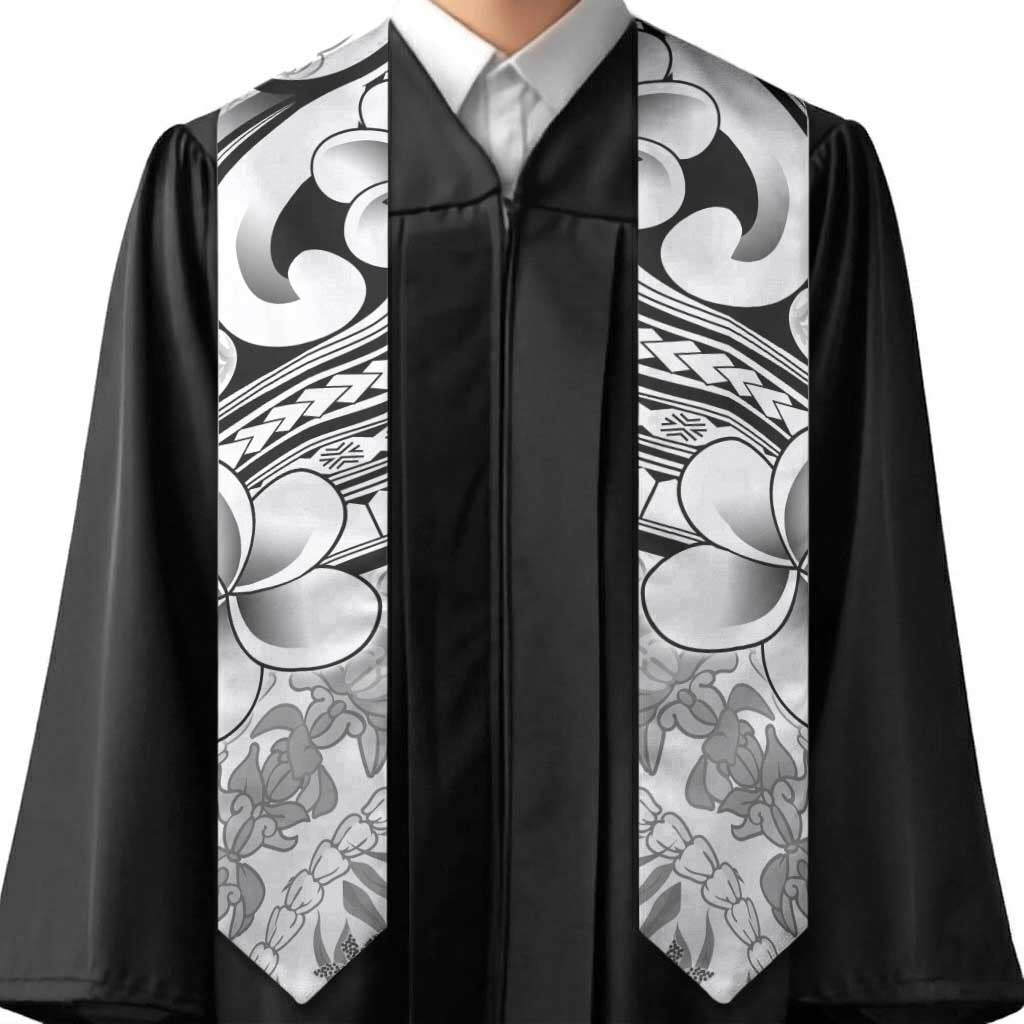Hawaii Plumeria Lokelani Pikake Lei Graduation Stole Ele'ele Polynesian Tattoo LT9 - Polynesian Pride