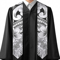 Hawaii Plumeria Lokelani Pikake Lei Graduation Stole Ele'ele Polynesian Tattoo LT9 - Polynesian Pride