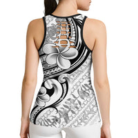 Hawaii Plumeria Lokelani Pikake Lei Hollow Tank Top Ele'ele Polynesian Tattoo