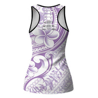 Hawaii Plumeria Lokelani Pikake Lei Hollow Tank Top Poni Polynesian Tattoo LT9 - Polynesian Pride